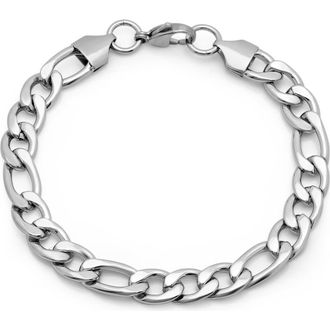 HMY Jewelry 8 Stainless Steel Chain Bracelet in Metallic at Nordstrom Rack