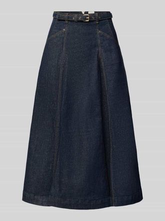 Guess Jeansrock mit G&uuml;rtel Modell RAYNE in Dunkelblau, Gr&ouml;&szlig;e 25