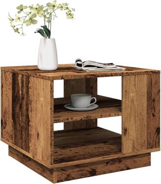 vidaXL Coffee Table Old Wood 55x55x42 cm Engineered Wood vidaXL