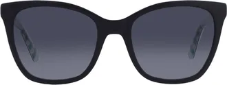 Kate Spade New York Dark Gray Shaded Butterfly Ladies Sunglasses DESI/F/S/US 0807/9O 55