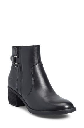 B&oslash;rn Reis Bootie in Black Leather at Nordstrom, Size 7.5