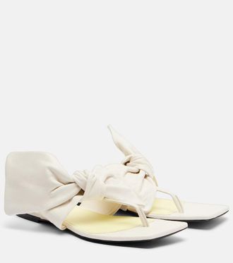 Givenchy Sandalias Boudoir Bow de piel con lazo