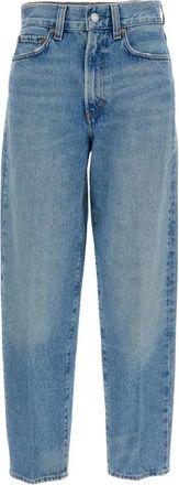 A Gold E Loose-fit Jeans - Dames - Loose Fit Jeans - Blauw - W28 - Katoen - Jeans