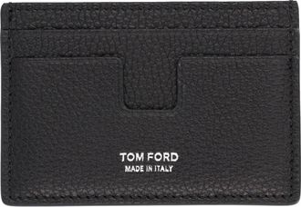 Tom Ford Textured Calf Leather Card Holder