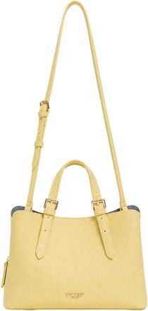 Twinset Kleine Tote Bag - Dames - Handtassen - Geel - ONE Size - Leer - Tassen