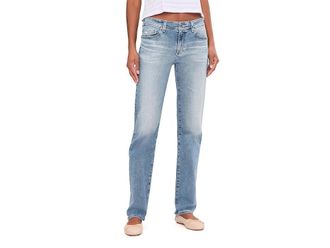 AG - Adriano Goldschmied Sandra Low Rise Slim Straight in 15 Years Aviator Womens Jeans 15 Years Aviator : 24 31, Cotton/Denim/Elastane