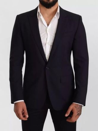 Dolce & Gabbana virgin wool slim-fit single-breasted blazer