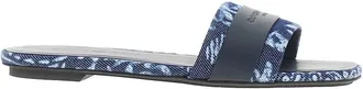Emporio Armani Canvas slides with jacquard Bandana motif Woman 36
