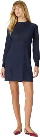 Missoni Womens Short Flared Dress With Long Sleeves And Jacquard Detailing in Blue at Nordstrom, Size X-Small
