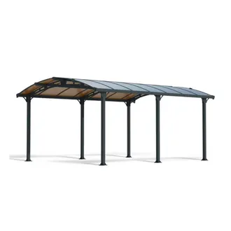Palram Tucson 5000 Garden Gazebo - Grey - L507 x W359 x H242 cm