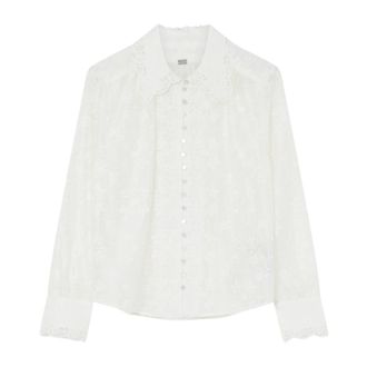 Gustav Overhemden, Dames, Wit, XL, Blouse