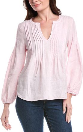 Tommy Bahama Coastalina Pintuck Linen Peasant Top