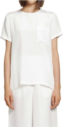 Max Mara Tops, Dames, Wit, 2Xs, Pagano Blouse
