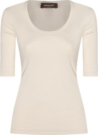 Fabiana Filippi Scoop-neck T-shirt