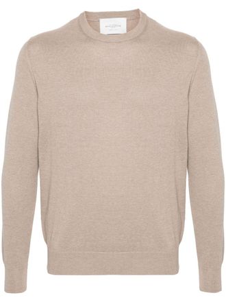 Ballantyne crew-neck fine-knit jumper - men - Silk/Cotton - 46 - Neutrals