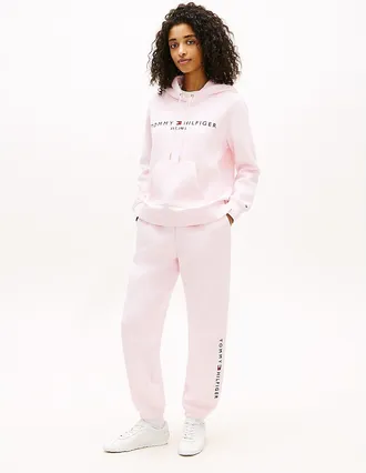 Tommy Hilfiger Womens Embroidered Tommy Logo Sweatpant - Light Pink - XXL