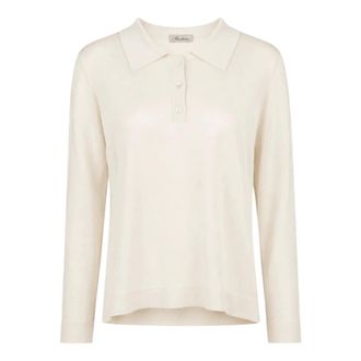Stenstr&ouml;ms Polo de seda y cachemira - Tops - Mujer - Beige - M