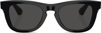 Burberry Sunglasses logo-plaque square-frame sunglasses - men - Acetate - 50 - Black