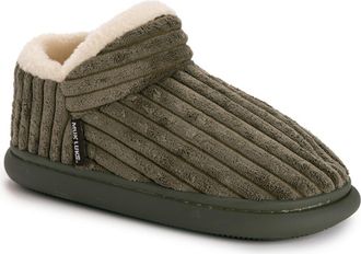 Muk Luks Aveline Slipper Bootie in Olive at Nordstrom, Size Small