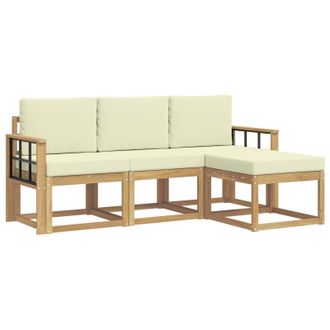 vidaXL Conjunto De Sof&aacute;s De Exterior 4 Pcs Vidaxl