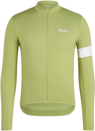 Rapha Core Thermal Long Sleeve Jersey Velotrikot f&uuml;r Herren | gr&uuml;n