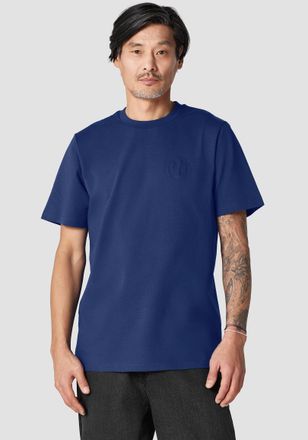 BMW Oversize-Shirt BMW, Herren, Gr. XS, blau, Obermaterial: 100% Baumwolle, unifarben, oversize normal, Rundhals, Shirts Oversize-Shirt, mit Logostickerei