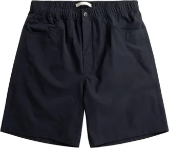 Norse Projects Minimalist Commuter Shorts with Elastic Waistband and Button Closure
