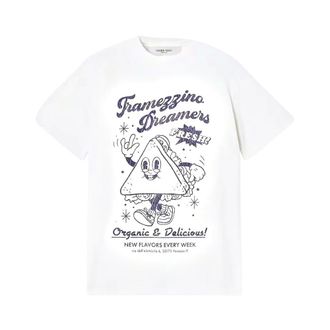 Golden Goose Shirt Regular Framezzino - Heren - Tops - Wit - Maat: S Katoen