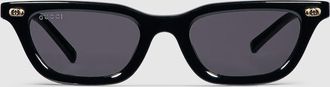 Gucci Cat Eye Frame Sunglasses, Black