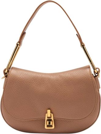Coccinelle Magie Soft Mini - Dames - Schoudertassen - Bruin - ONE Size - Leer - Tassen