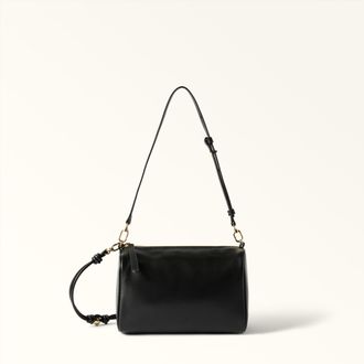 Furla Talia Crossbody Nero Black Nappa Leather Woman
