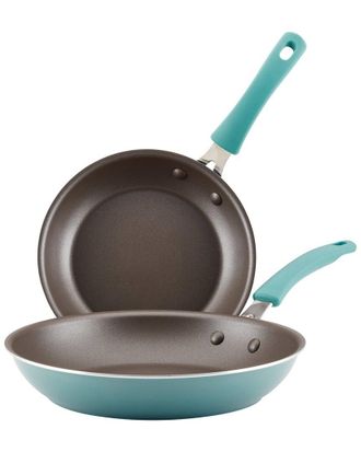 Rachael Ray Cook + Create Aluminum Nonstick Frying Pan Set, 2Pc