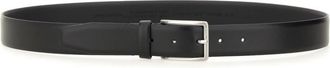 HUGO BOSS Black Solid Buckle Belt