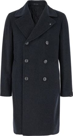 Tagliatore Dark Grey Regular Coat