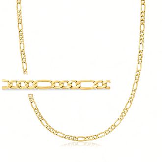 Ross-Simons 14kt Yellow Gold 4.2mm Figaro-Link Chain Necklace