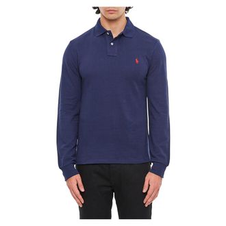 Polo Ralph Lauren Polo Shirts, male, Blue, Size: M Polo Shirts