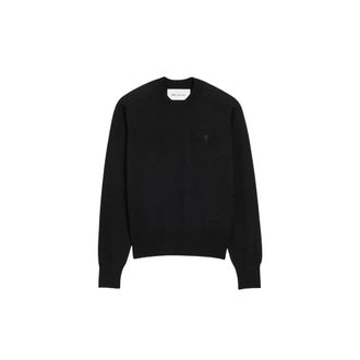 Ami ADC Sweater - Dames - Ronde hals truien - Zwart - M - Wol - Truien & Vesten