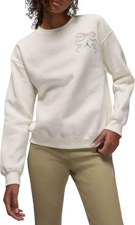 Nike Jordan Brooklyn Fleece Graphic Sweatshirt in Sail at Nordstrom, Size Xx-Large