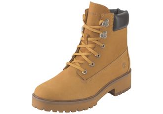 Timberland Schn&uuml;rboots TIMBERLAND CARNABY COOL MID LACE UP BOOT, Damen, Gr. 37,5, wheat, Leder, Schuhe Schn&uuml;rboots, Winterstiefel, Schn&uuml;rstiefel, Winterschuhe