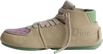 Dior 26 Roadie Lace-Up Beige Green Purple 3BO397ACO-H177