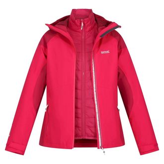 Regatta Womens/Ladies Wentwood VII 2 In 1 Waterproof Jacket (Pink Potion/Berry Pink) - Size 14 UK