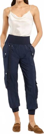 Cinq &agrave; Sept Harmony Parachute Pants In Navy