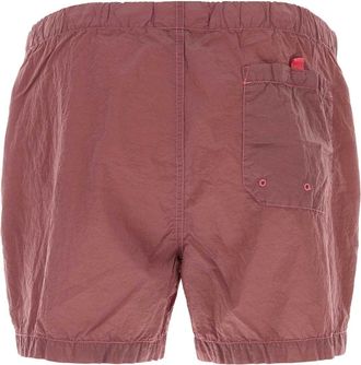 Stone Island Mens Dark Pink Nylon Swimming Shorts