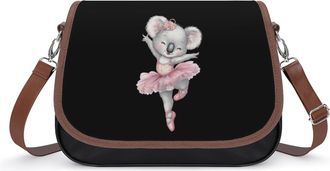 Generic Cute Koala Dancing Fashion Womens Crossbody Bags Novelty Handbag Shoulder Bag Purse
