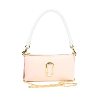 Marc Jacobs The Pochette - Dames - Handtassen - Roze - ONE Size - Leer - Tassen