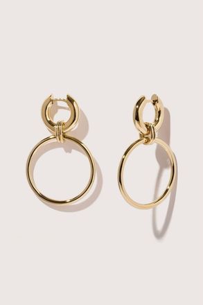 Otiumberg 14kt Gold Vermeil Laguna Hoop Earrings in Yellow Toned Gold at Nordstrom