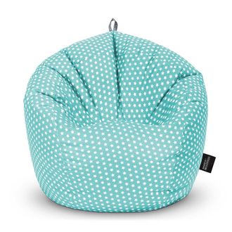 Happers Happers - Puff Pelota Estampado Stars Turquesa