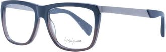 Yohji Yamamoto Blauwe Vierkante Optische Monturen - unisex - Brillen - Blauw - ONE Size - Accessoires