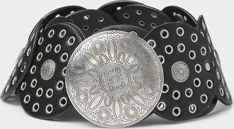 Simons Womens Eyelet disc wide belt