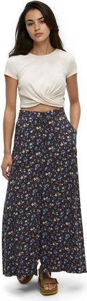 tentree Ashland Skirt in Graphite/scattered Floral at Nordstrom, Size X-Large